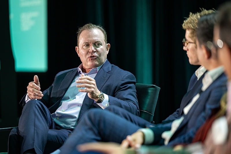 Panel discussion with speakers sharing insights.