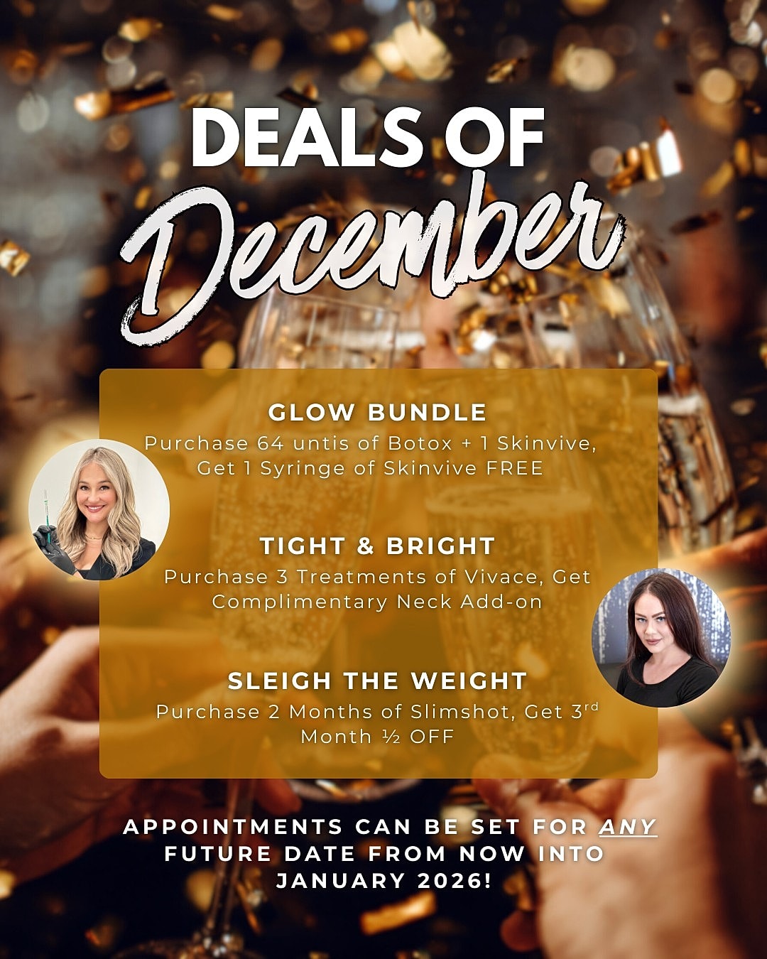 December deals on beauty and wellness services.