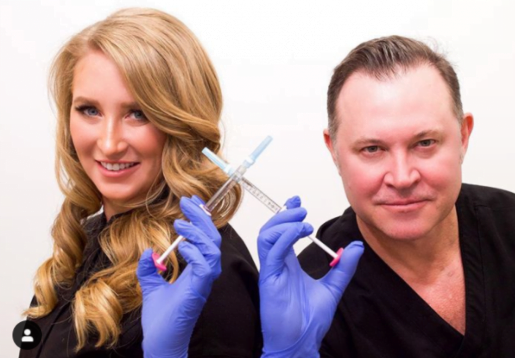 Dr. Gregory Buford plastic surgeon and Lauren Mitschrich, PA-C board certified dermatology physician assistant